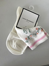Image of Lulu Guinness Daisy Chain Ankle Socks Eur 37-42