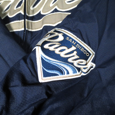 Majestic 2000s San Diego Padres Dugout Jacket 2XL Authentic MLB