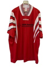 Vintage Adidas Football Soccer Jersey Red #2 Raab Karcher Energyservice XL #110