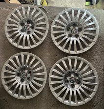 SET 4 COPPA COPRI RUOTA CERCHI ALFA ROMEO 159 R16 ORIGINALE 156093281
