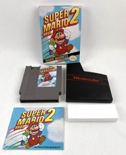 Super Mario Bros 2 Nintendo NES Complete in Box W/ Manual  Cartridge Tested