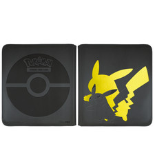 Pokemon Serie Elite: Pikachu Organizzatore Porta Raccoglitore PRO con Cerniera 12 Tasche
