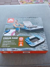 Ozark Trail Blue & White Floating Cooler Float for Pools & Lakes (New)