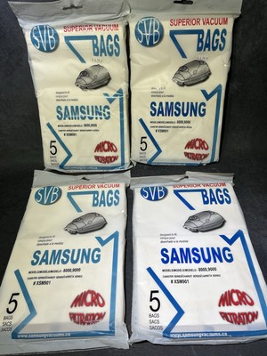 20 Samsung Vacuum Bags for Series 8000, 9000 Canister XSM901 5 pack SVB MICRO