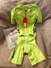 NEW Cuore Women's GOLD 2-in-1 Triathlon Suit Size XS Virtue Lime
