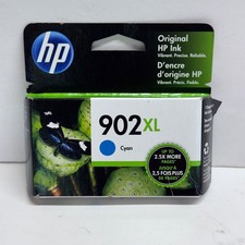 New Genuine HP 902XL Cyan In Retail Box Ink Cartridges 2/2023 to 4/2023