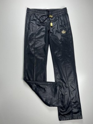 Adidas x Missy Elliott Damen Trainingshose schwarz Wetlook glänzend Größe XS