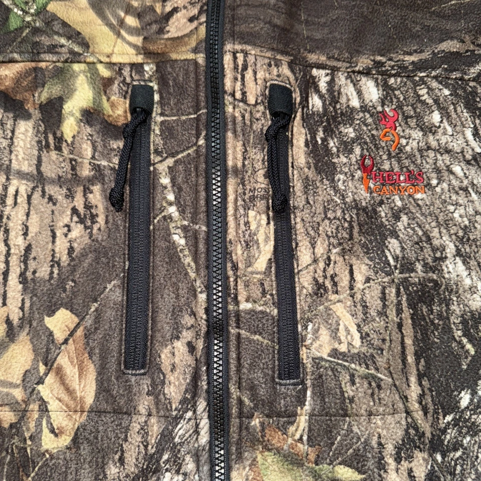 Browning Hells Canyon Jacket XL/TG Camo Hunting Advanced Scent Control Full Zip - Image 4 of 4