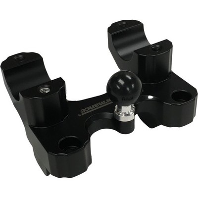 Helibars OFFSET RISER BLACK W/ RAM MNT `20-UP PAN AMERICA HR10163-RB