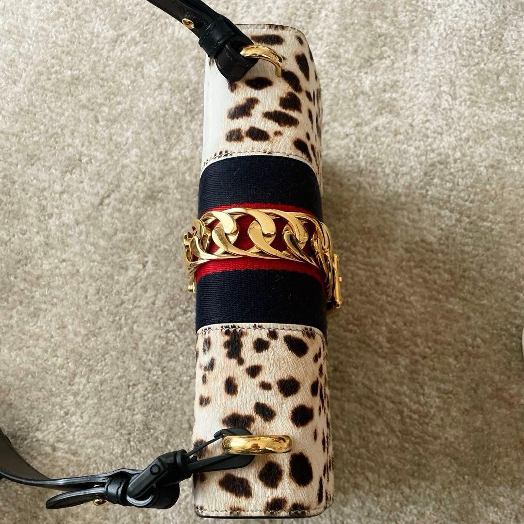 GUCCI Leopard Pattern Shoulder Bag - image 6