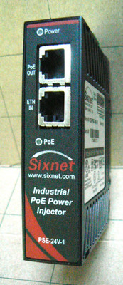 SIXNET , EB-PSE-1B , Industrial PoE Power Injector , USED   (L)