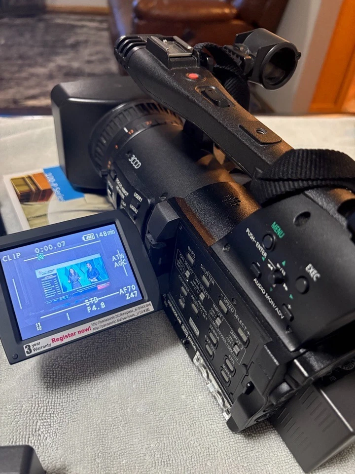 Panasonic AG-HMC150P ACCAM 3CCD Professional Video Camera HD SDHC Camcorder - Image 2 of 4