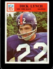 1966 PHILADELPHIA #126 DICK LYNCH VGEX NY GIANTS NICELY CENTERED *X33545