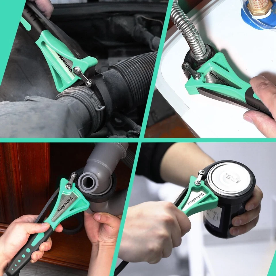 ValueMax 2 piezas Llave de correa Abridor de tarros Llave ajustable 4" 6" Llaves de filtro de aceite Foto 2 de 4