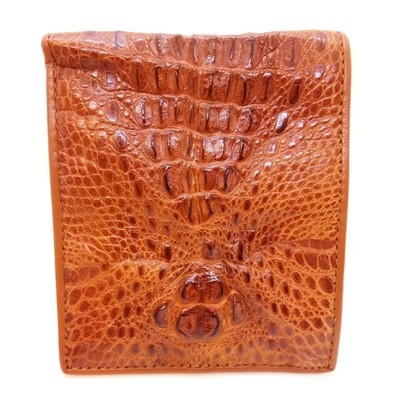 Wallet Money Clip Design Crocodile Skin Natural Real Texture with Bumper Ver.1