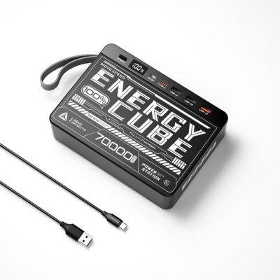 MOVESPEED 70000mAh Power Bank Z70 Cube Fast Charging 22.5W 4 USB