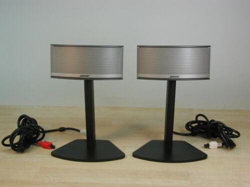 Bose Companion 5 - STEREO SPEAKERS - with pedestal mounts, 4 way, tested good