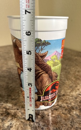 Jurassic Park McDonald's Dinosaur Collector Cup JP4 Triceratops Coca Cola 1992 - Bild 8 von 8