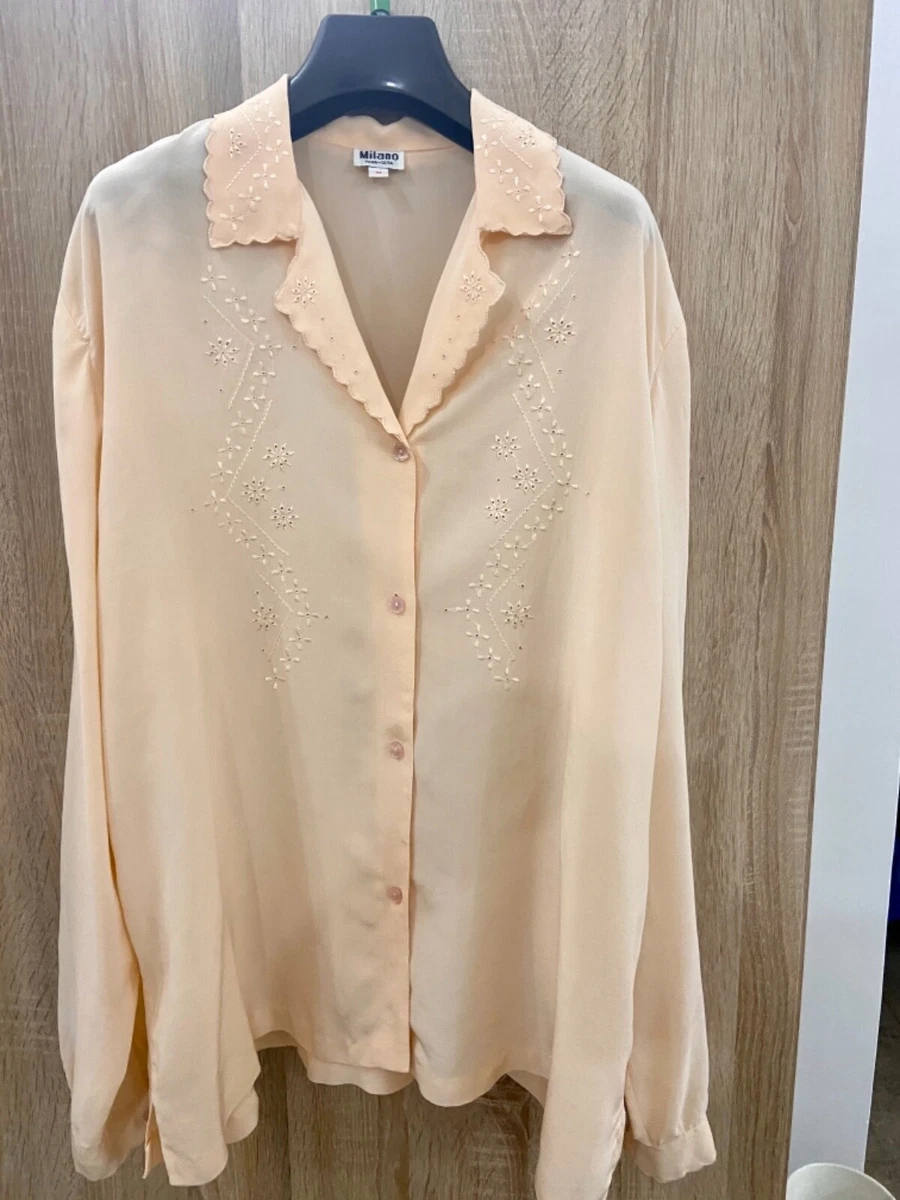 Camicia seta rosa best sale cipria