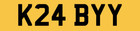 KABBY CABBY NUMBER PLATE PRIVATE REGISTRATION PERSONAL CHERISHED ABY REG K24 BYY