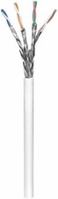 Goobay Matassa S/FTP Cavo Cat.6 PIMF LSZH CCA 305m Rigido Bianco