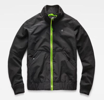 G-Star Raw Men's Black Vector II Deline Track Overshirt Jacket