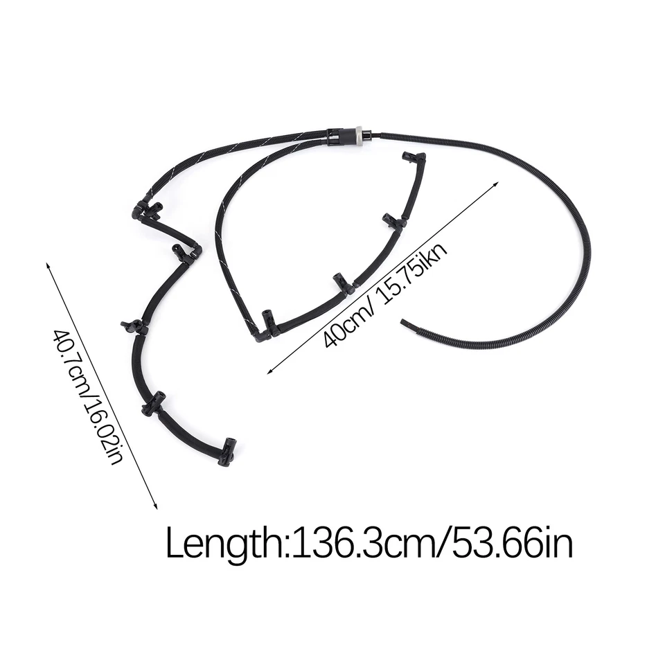 Conjunto de línea de retorno de combustible DURAMAX LML LGH 2011-2016 12639000 Foto 2 de 4