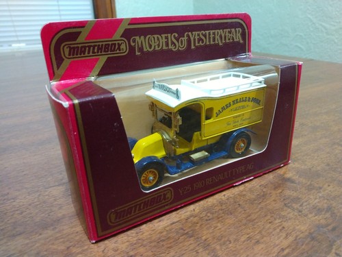 VTG Matchbox 1984 Models of Yesteryear Y25 1910 RENAULT TYPE AG-JAMES NEALE NIB - Picture 6 of 20