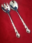 Tara by Reed & Barton Sterling Silver Handle Custom Made Salad Set Servers