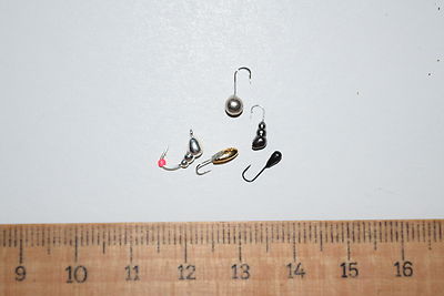 5 x Mormyschka  Eisangeln aus Wolfram und Maruto Haken 2,00  /St   NEU  S15