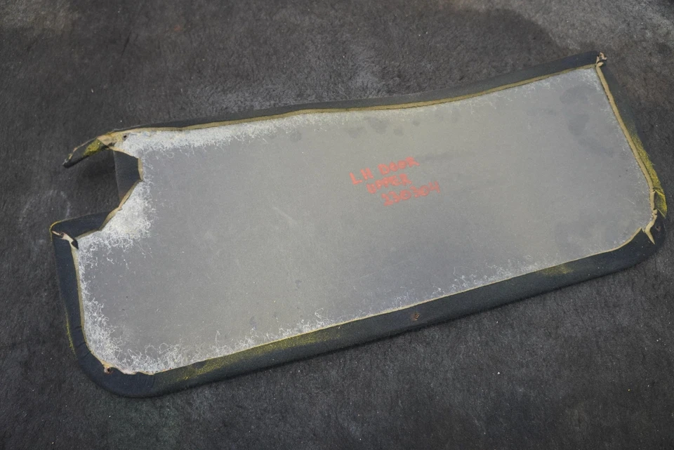 Panel de cubierta superior interior de la puerta del conductor delantero izquierdo Bricklin Sv-1 1974; Lh Foto 3 de 3