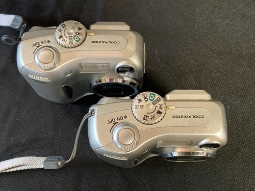 (2) Nikon COOLPIX L11 2100 6MP Digital Cameras w/1 Memory Card & (2) Cables - Picture 21 of 21