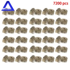7200Pcs 1-3/4" × 0.12" 15 Degree Galvanized Coil Roofing Nail 3/8" Head Diameter