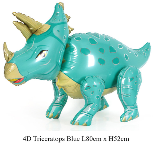 Jungle Dinosaur Balloon Foil 3D &4D Dino Balloons Birthday Decoration Supplies - Picture 10 of 37