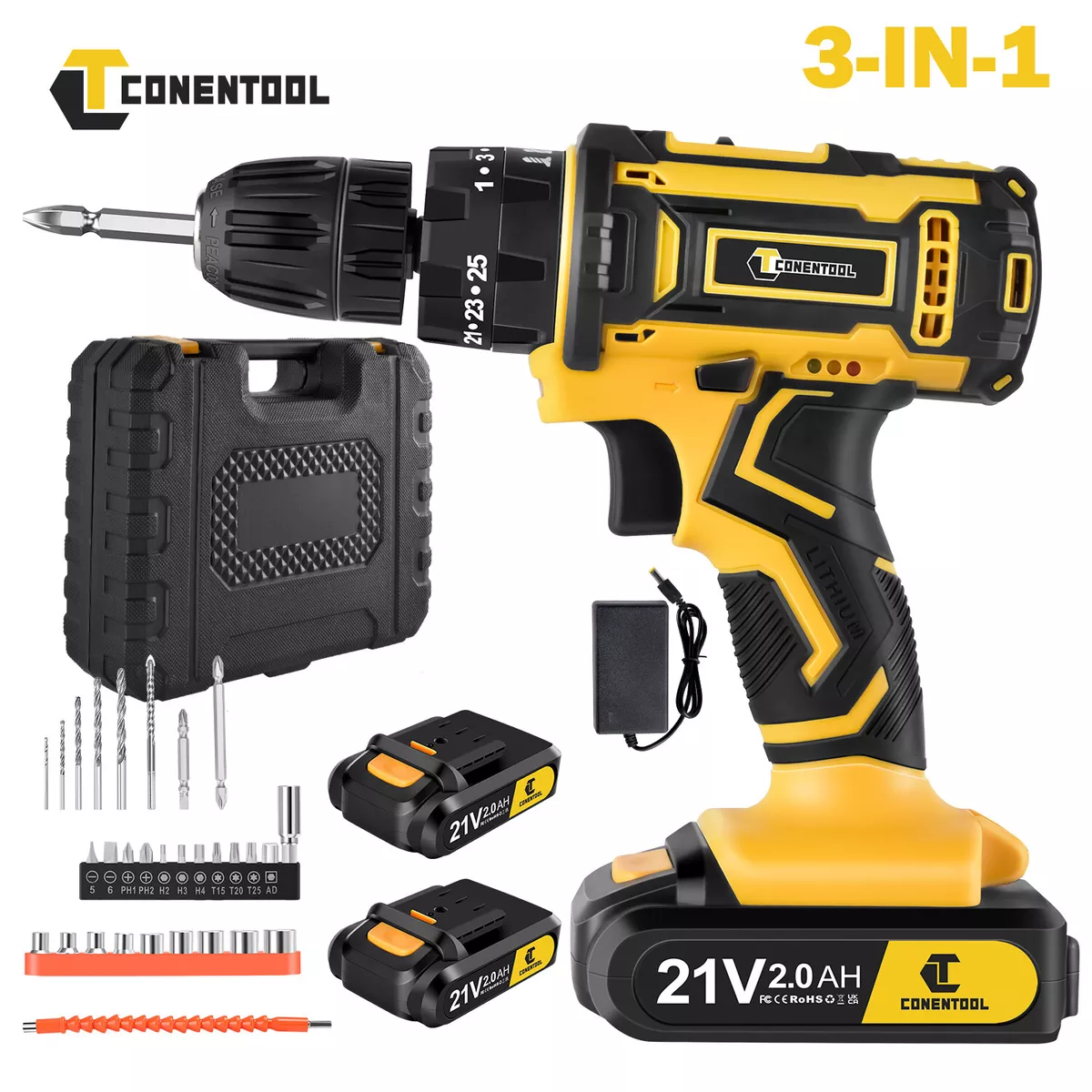 Battery drill set outlet