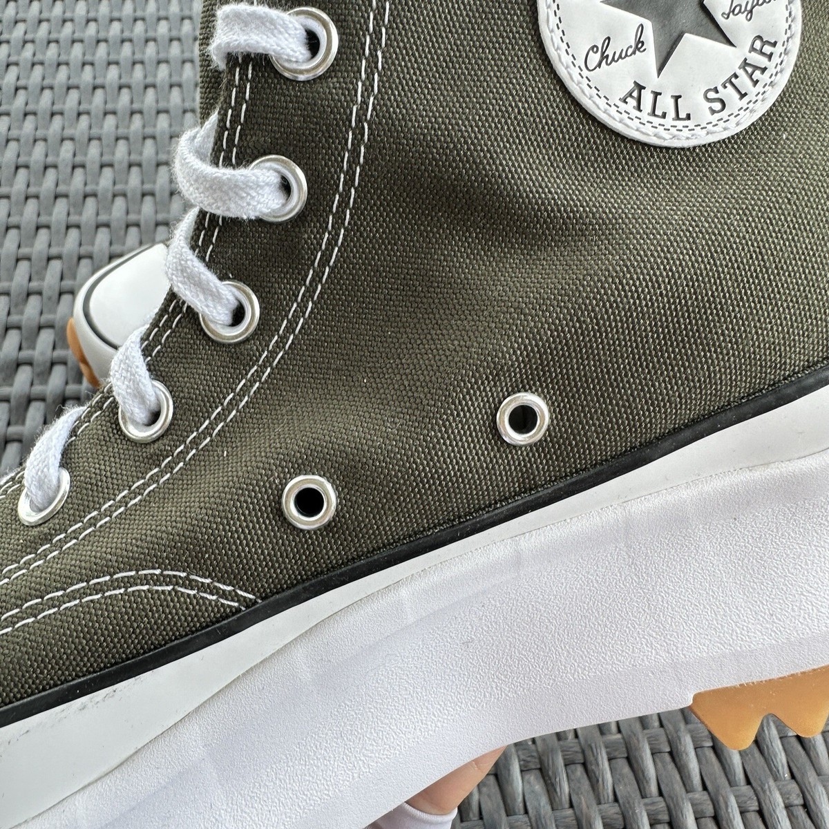 Converse Run Star Hike High Cargo Khaki Men\'s Shoes 171667C Size 11.5 Converse Run Star Hike High Cargo Khaki Men main image 4