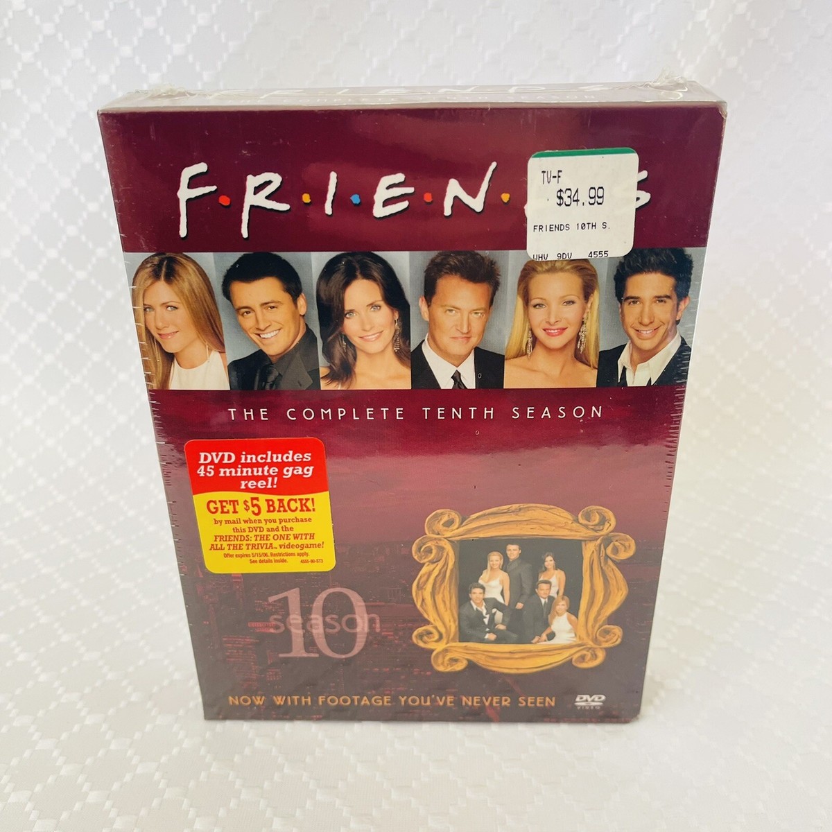 Friends: Season 10 DVD Set NEW Factory Sealed 2005 Jennifer