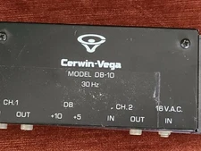 VTG Cerwin-Vega DB-10 Bass Excavator Subsonic Filter 30Hz- No Power Supply