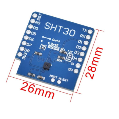 SHT30 Shield I2C Digital Temperature and Humidity Module For WeMos D1 Mini