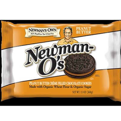 Newman's own organics newman-o's creme-filled chocolate cookies Peanut Butter (757645021500)