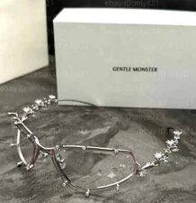 GentleMonster Sunglasses D’Heygere - Tiara 02 Silver Frame Clear Lenses