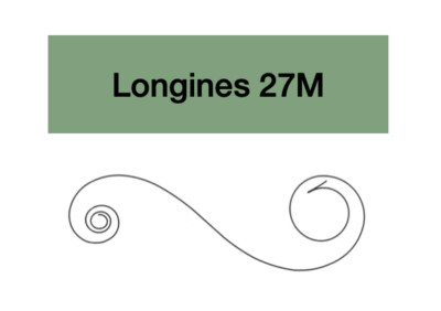 Longines Uhrenlauffeder 27M - Vimetal (Mainspring)