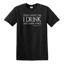 Game Of Thrones "I Drink And I Know Things" T-SHIRT - Tyrion Lannister