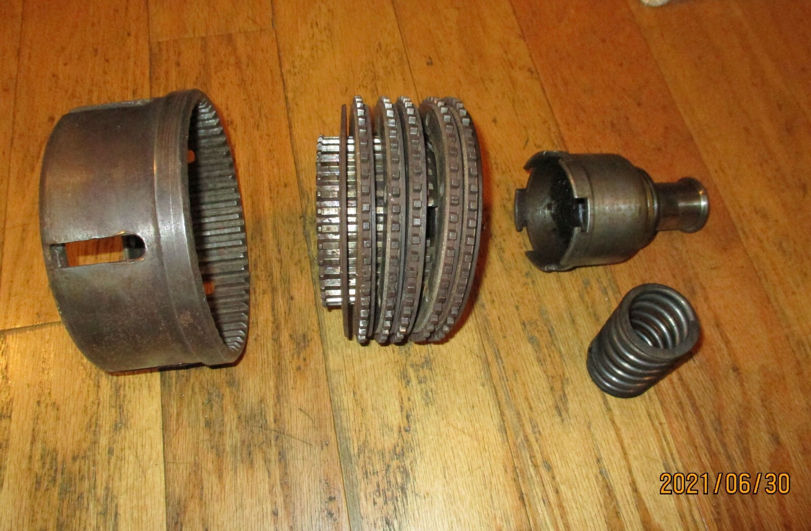 Vintage Early Ferrari Clutch Stack & Transmission Parts, Wow!! Look!! 12 Pix, FS