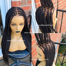 knotless braided wig Full Lace Wig Braided Wig For Black Women