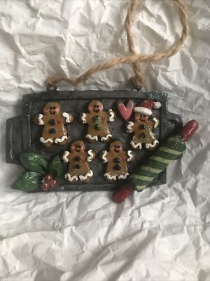 Kurt S Alder Gingerbread Men Ornament Cookie Sheet
