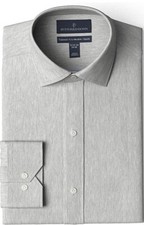 100 Spumina Cotton Long Sleeve Men  s Dress Shirt