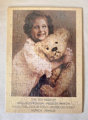 The Toy Museum-Germany Ivan Steiger Verlag   Teddy Bear Puzzle Sealed 11 H 8 W