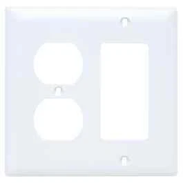 Pass & Seymour TP826W Wallplate Combination 2 Gangs 4.7 in