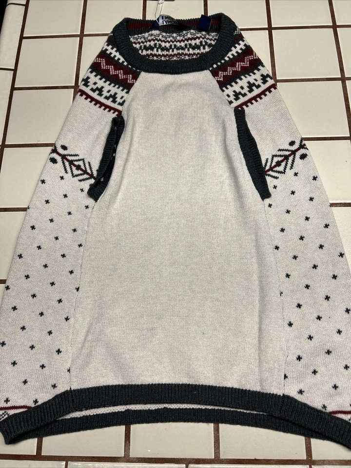 Lands' End Animal Dog Shirt Family Holiday Sweater Size XL Nwt - Imagem 3 de 4